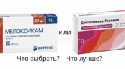 диклофенак или мелоксикам