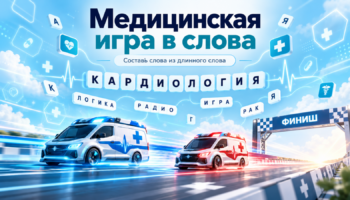 Медицинская игра в слова онлайн — гонка скорых и составление слов из длинного медицинского термина